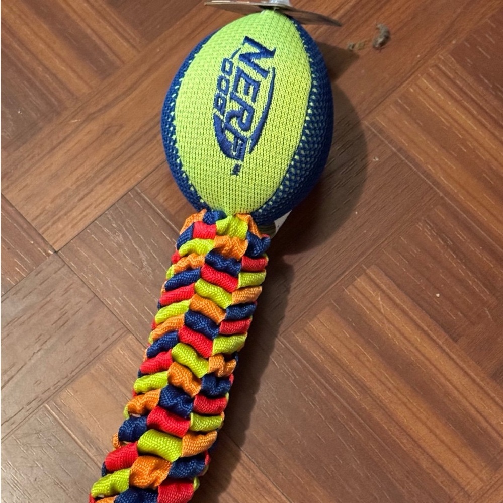 Dog Blue and Green Football Toy